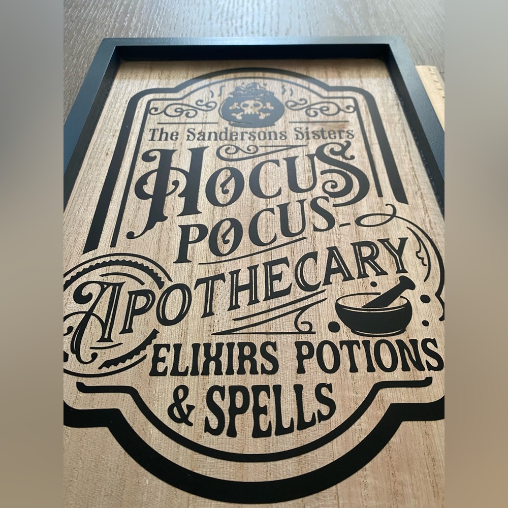 New! Hocus Pocus Apothecary sign - Picture 3 of 3